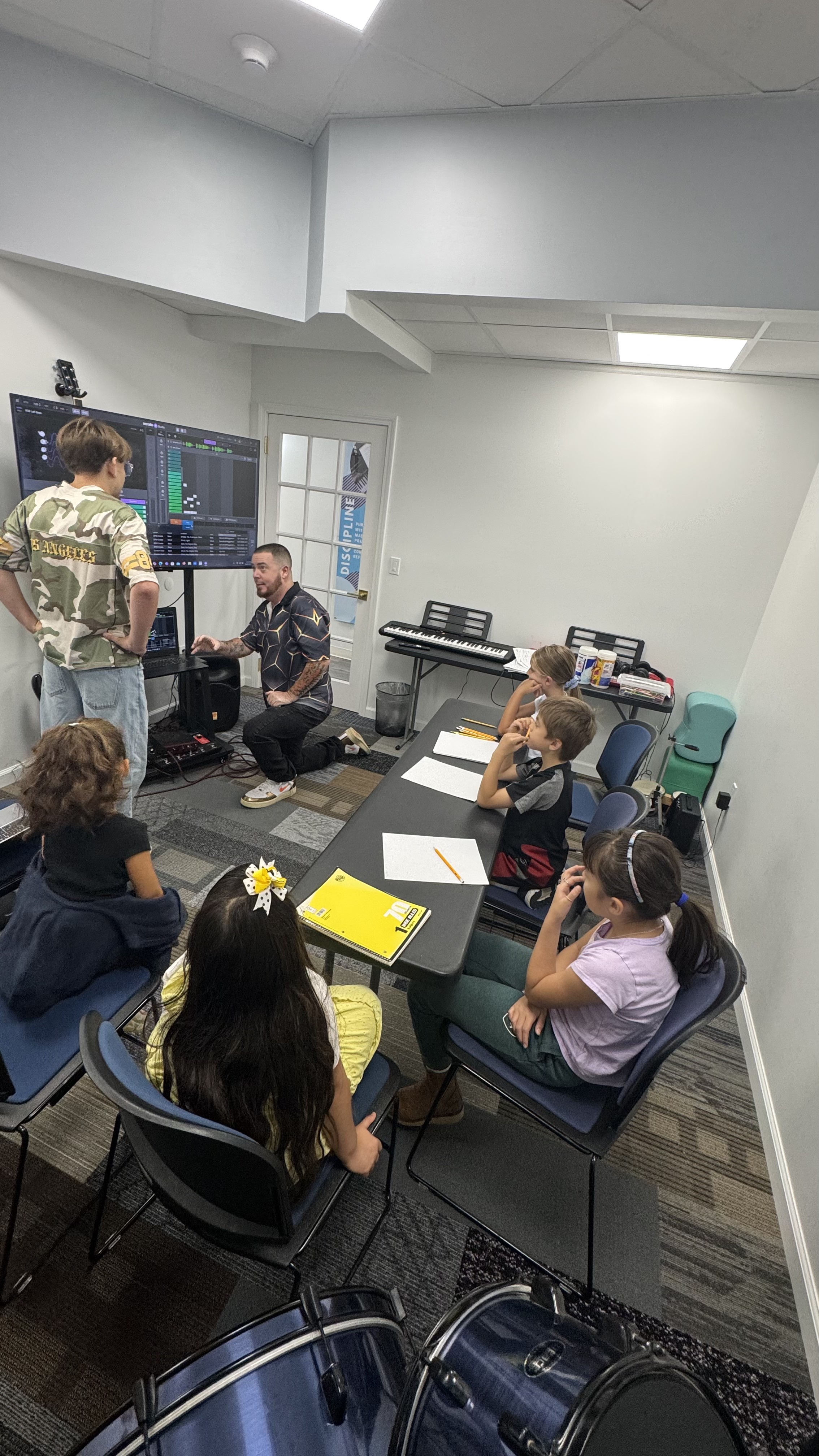 Music technology studio at Harborfields Music Center